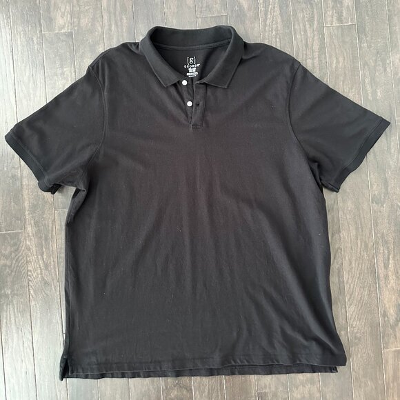 Black XXL George Men's Polo Shirt - Picture 1 of 8